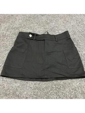 White Fox Sweet Goodbyes Mini Skirt Charcoal size Medium NWT